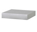 Large Lid-10"x 10"x 2", Silver