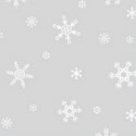 Polyprop Gusset Bags - White Snowflake - 100 Pk