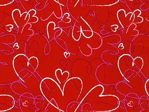 pi-gift-wrap-paper-heart-scetch