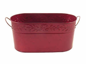 1138410_oval red tin tub