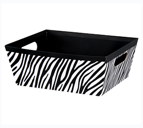 zebra market tray