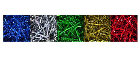 Shredded Fill - New Metallized Crinkle Cut Shred