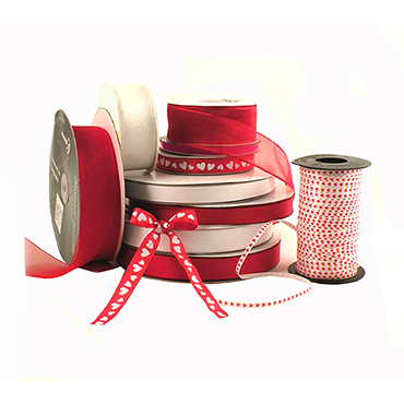 Red Hearts Curling Ribbon - For Valentines Day Gift Wrapping –  Playnpartyshop