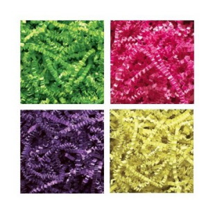 Colorful Shreds - Crinkle Cut, Very Fine Shred, Parchment