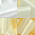 Single Face Satin Ribbon - Shades of White