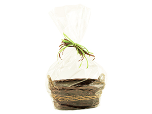 Clear Cello Basket Bags, Medium Tall 18x30, 100 Pack