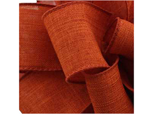 Linen DWI Ribbon: 1 1/2 x 50 Yds - Rust | Item # 826330950-