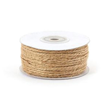 JAM Paper 1/8 Jute Cord Ribbon, 25yd.