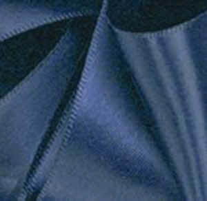 Saks Blue Chiffon Ribbon (4cm-20m) Navy Blue Hobby Supplies & Entertainment  Living